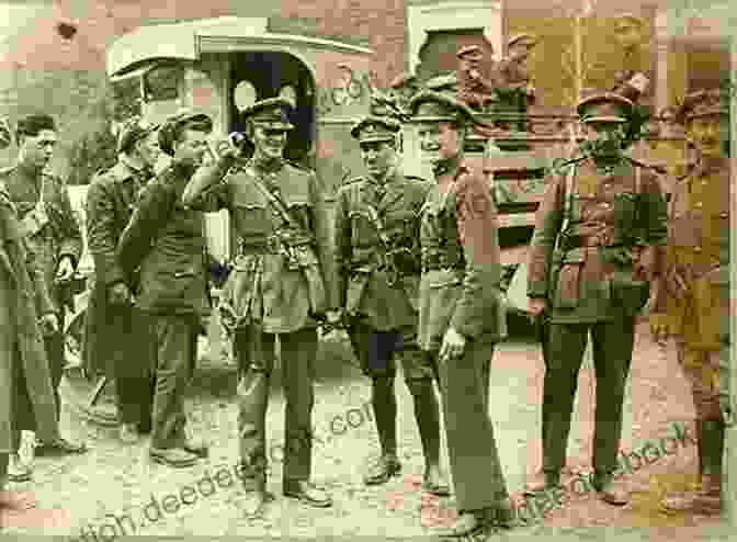 A Group Of Irish Soldiers During The Irish Civil War. A City In Civil War Dublin 1921 1924: The Irish Civil War