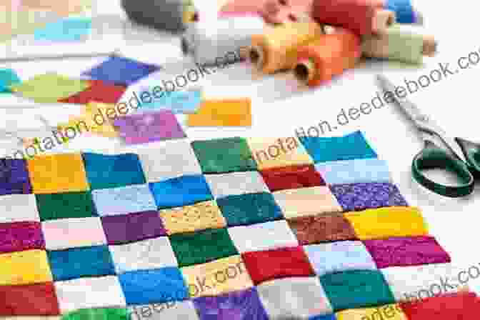 A Quilter's Hands Carefully Piecing Together Fabric Squares Tips For Quilting Noelle Tibedeaux