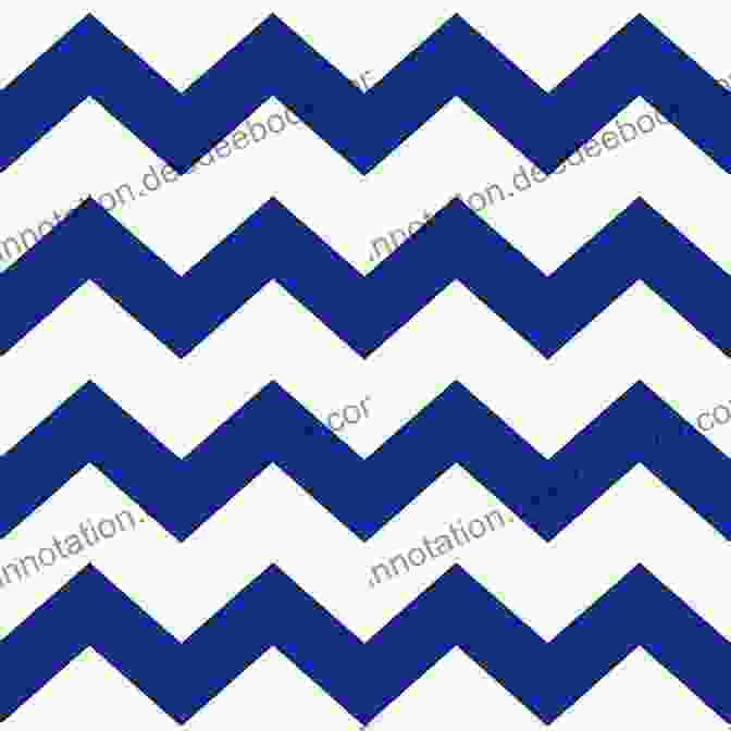 Chevron Fabric With A Blue And White Chevron Pattern County Seat Quilts: 12 Classic Patterns With Looks That Last