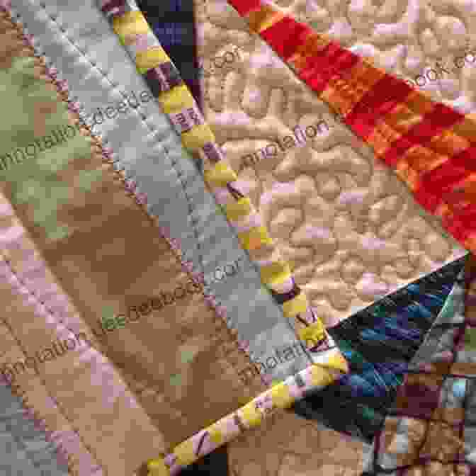 Close Up Of Different Quilting Stitches On A Quilt Tips For Quilting Noelle Tibedeaux