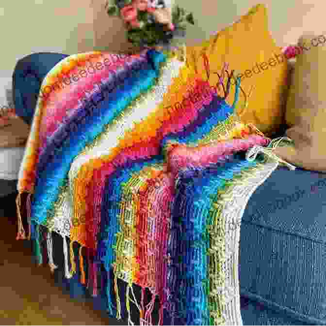 Crochet Blanket With Rainbow Stripes Baby Blanket Crochet Tutorial And Instruction: Creative And Stunning Blanket Ideas To Crochet For Children: Baby Blanket Pattern