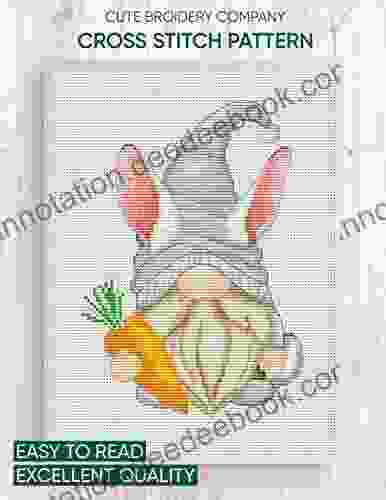 Cross Stitch Pattern Easter Gnome