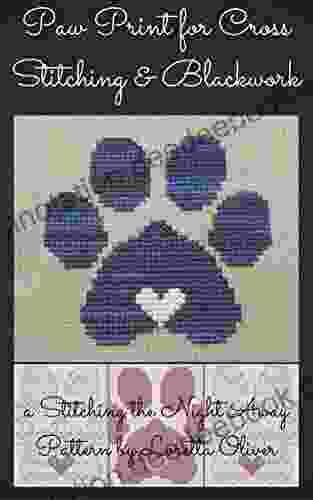 Penny S Paw Of Love Pattern For Cross Stitch And Blackwork
